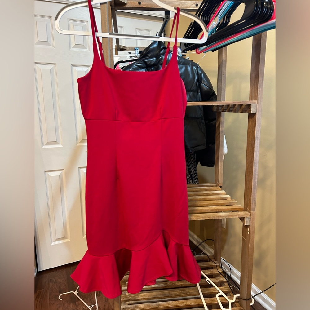 NWT lulus XS red mini dress